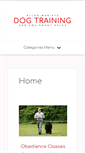 Mobile Screenshot of dogtrainingandequipmentsales.com